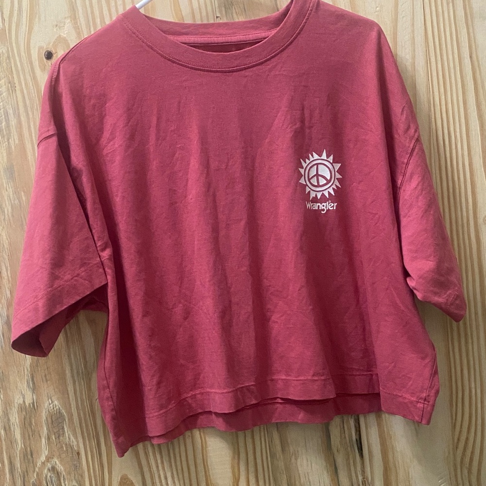 Wrangler Red Crop Top